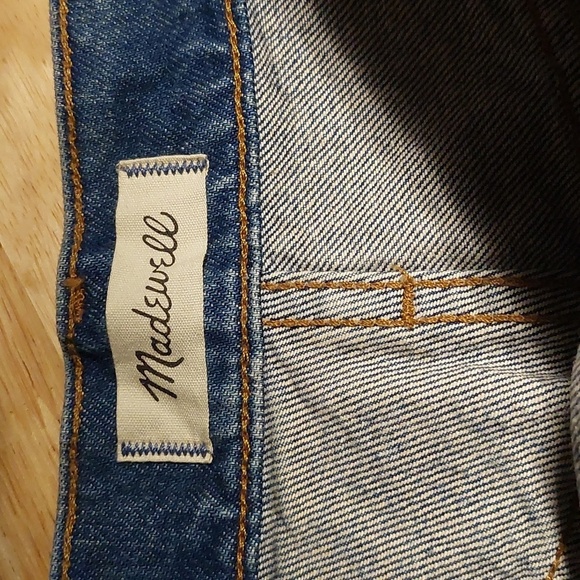 Madewell Relaxed Denim Short Medium Wash High Rise Size 29 - Picture 2 of 7